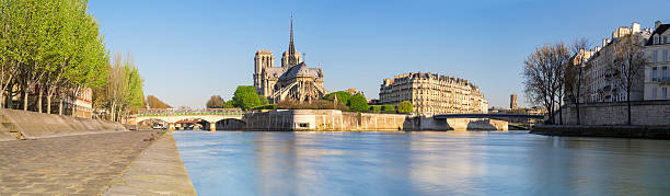 istock Paris, panorama over river Seine with Notre-Dame Cathedral 528635710