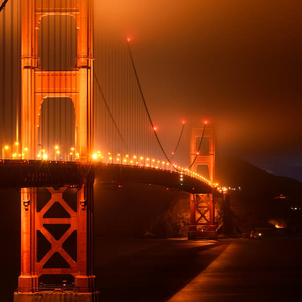 istock Illumination in night, Golden Gate bridge, San Francisco. 528636759