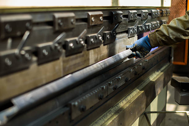 istock Welder doing his work on the heavy industry plant 528637022