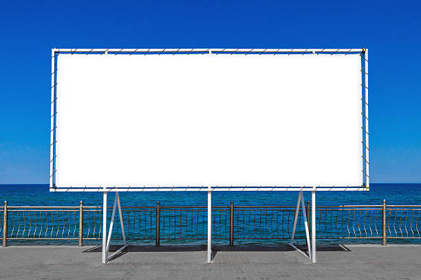 istock advertising banner on sea background 528637398