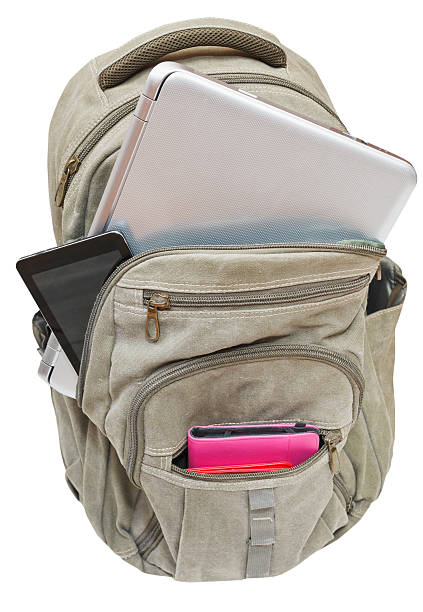 istock travel rucksack with mobile devices isolated 528677787