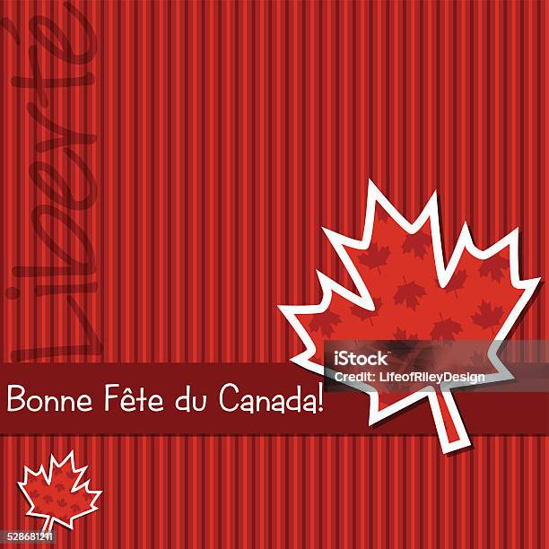 Happy Canada Day Sticker Card In Vector Format Stock Illustration - Download Image Now - Canada, Canada Day, Celebration