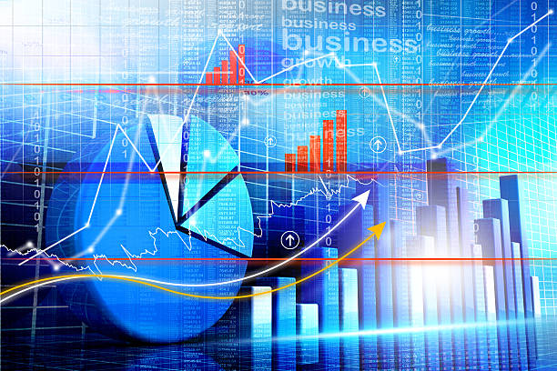 istock Economical stock market graph 528682725