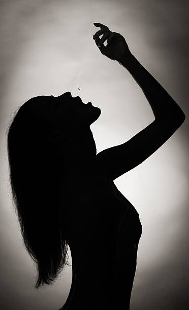 istock Silhouette of the girl 528682915