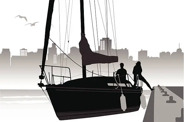 Vector illustration of SailAway