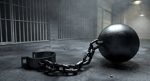 istock Ball And Chain In Prison 528685137