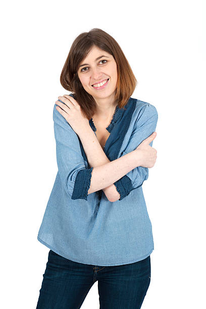 istock Beautiful woman doing different expressions in different sets of clothes 528685237