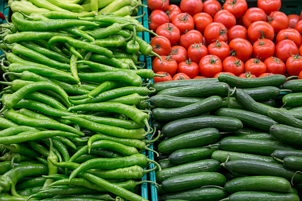 istock Fresh vegetables in a supermarket 528685509