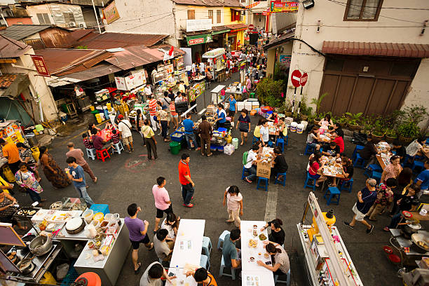 istock Malacca Melaka Night Market 528708273