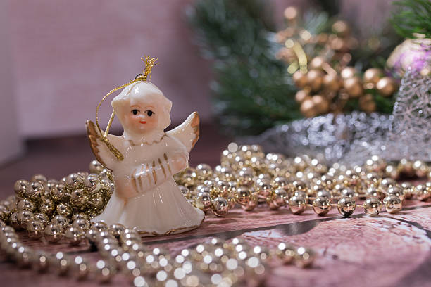 istock Christmas decoration on the table 528709477