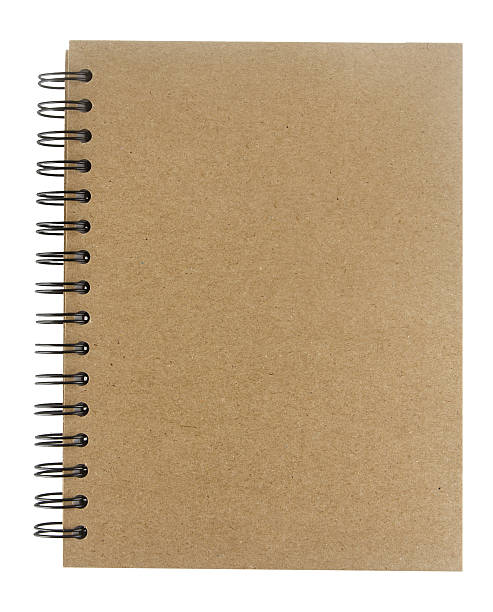 istock Cover of spiral notebook on white background 528710305