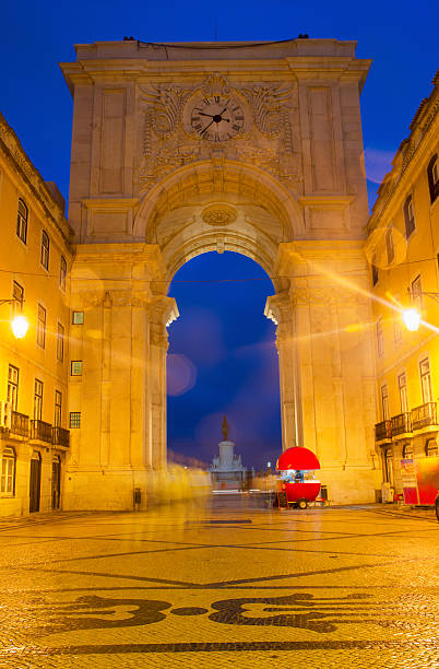 istock Rua Augusta Arch in Lisbon, Portugal 528713043
