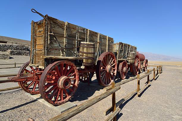 istock 20-Mule Team Borax. Old wagon in Death Valley 528713293