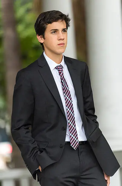 Photo of Teenager in a suit