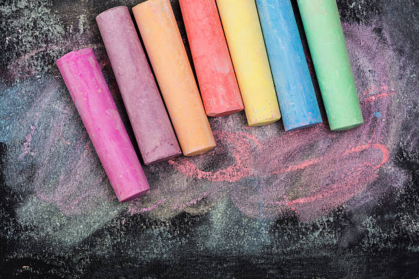 istock Variety of Chalk on blackboard 528715056