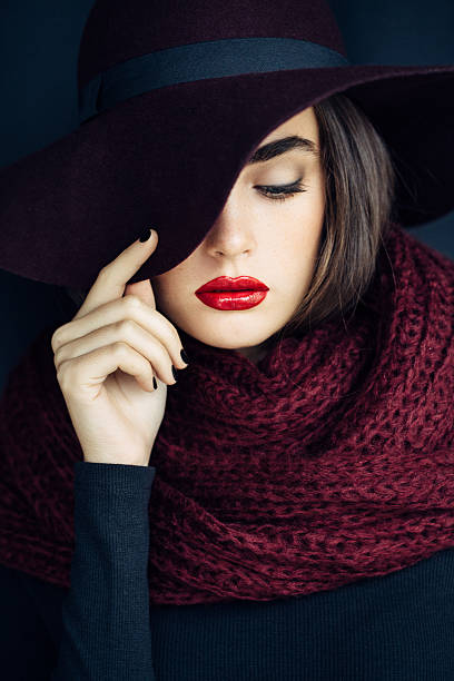 Beautiful girl wearing hat