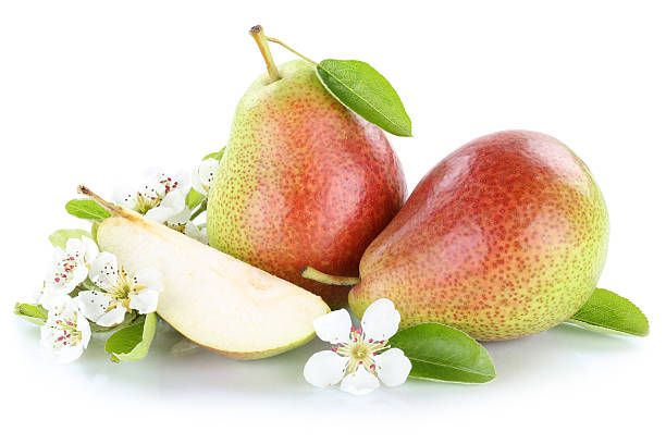 istock Pears pear fresh fruit fruits isolated on white 528718156