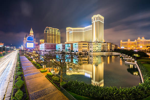 istock Cityscape and skyscraper of Macao, Asia 528722952