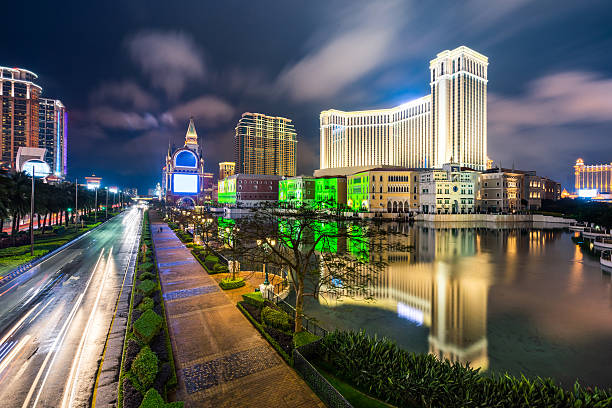 istock Cityscape and skyscraper of Macao, Asia 528723038