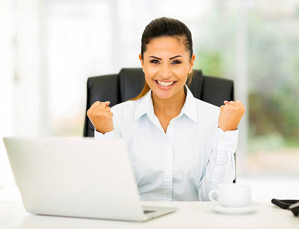 istock excited businesswoman 528724329