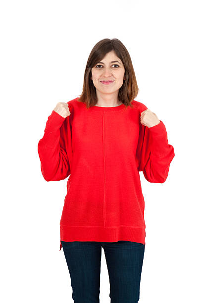 istock Beautiful woman doing different expressions in different sets of clothes 528725249