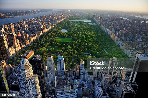 Central Park Aerial View Manhattan New York Stock Photo - Download Image Now - Central Park - Manhattan, New York City, Aerial View