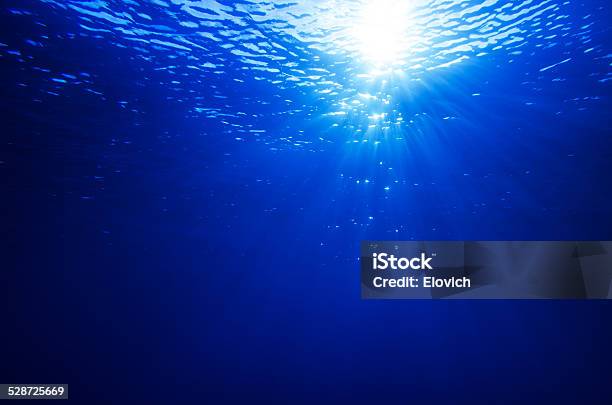 Abstract Underwater Backgrounds Stock Photo - Download Image Now - Backgrounds, Below, Blue