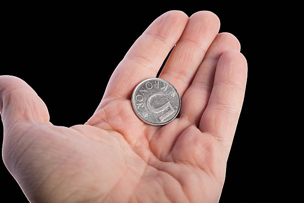 istock man holding coin in the hand 528725833