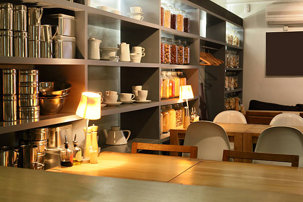 istock european restaurant in bright colors 528726243