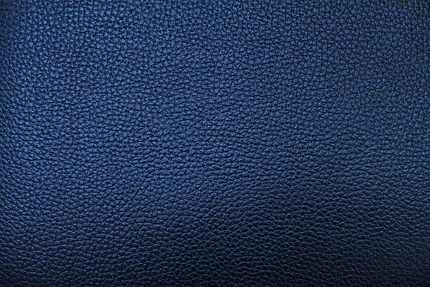 istock Blue leather texture. Blue leather bag. Blue leather background. 528726638