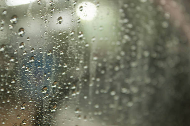 istock Blur background with water drop on the glass 528727391