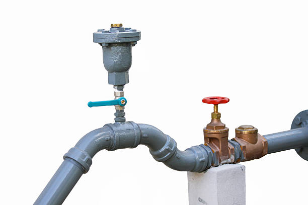 istock Water valve set in the building 528727767