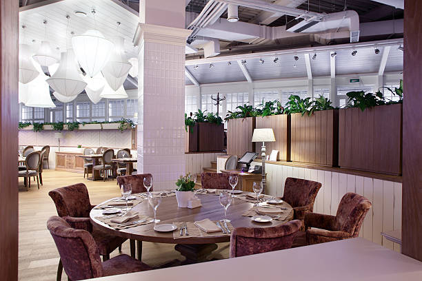 istock european restaurant in bright colors 528727789