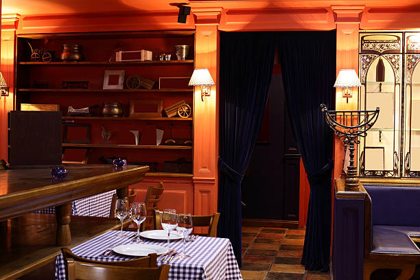 istock european restaurant in bright colors 528727951
