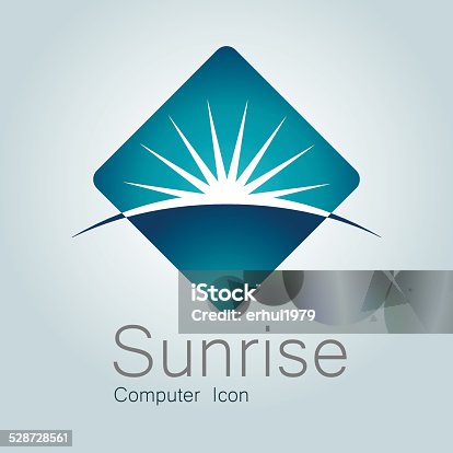 istock Sign, Sunrise, Earth, Globe,Planet, Horizon, Modern Logo 528728561
