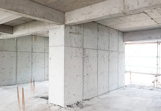 Large concrete compound or space