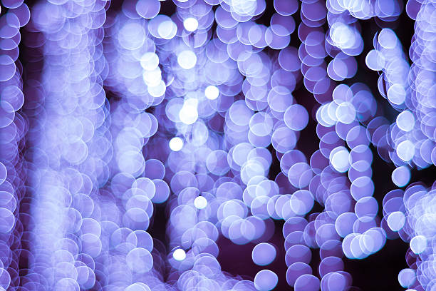 istock Abstract Background of blurred violet lights 528729303