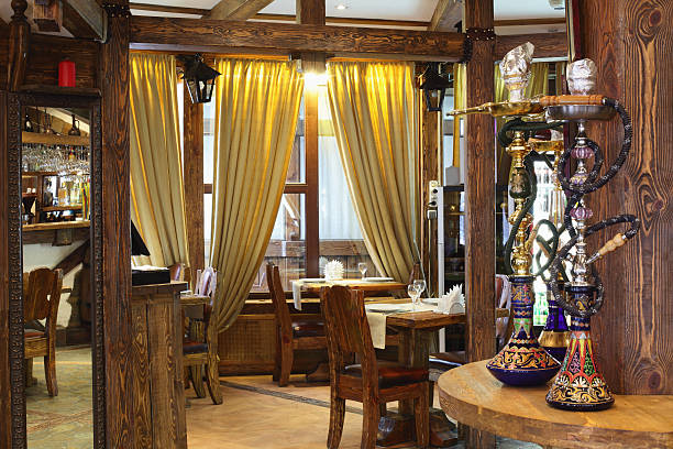 istock european restaurant in bright colors 528729447