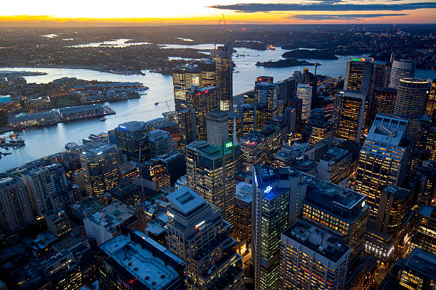 istock In the evening, the Sydney city skyline 528731642