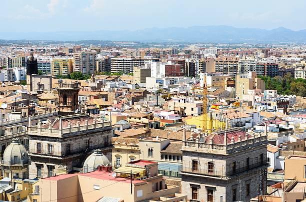 istock Areal view, as seen from the miguelete, Valencia 528734938