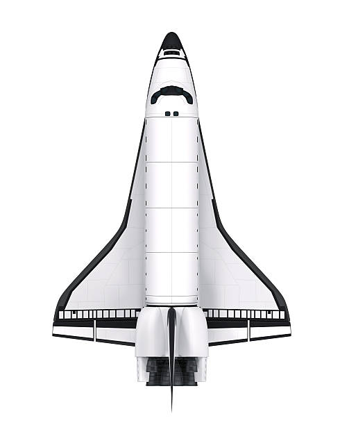 navette spatiale isolé - space shuttle endeavor photos et images de collection