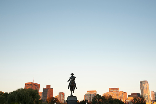 The George Washington Monument  Boston Public Garden,
