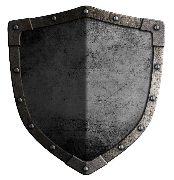 istock medieval metal shield 3d illustration isolated 528738632