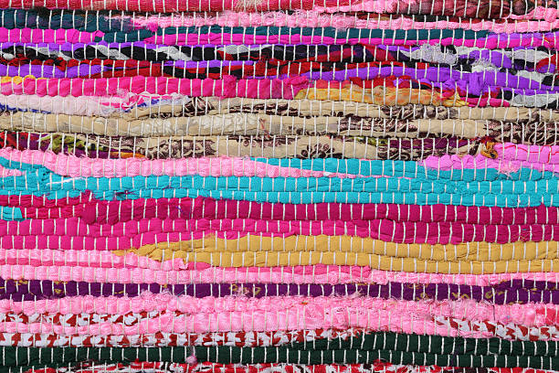 istock Recycling, handmade colorful ethnic retro rug 528739131