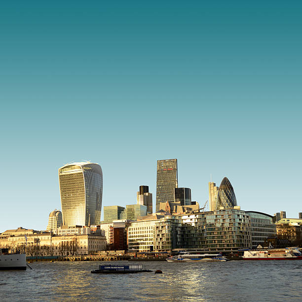 istock London skyscrapers skyline view, Thames river 528740084