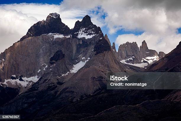 Los Cuernos Las Torres National Park Chile Stock Photo - Download Image Now - Adventure, Andes, Awe