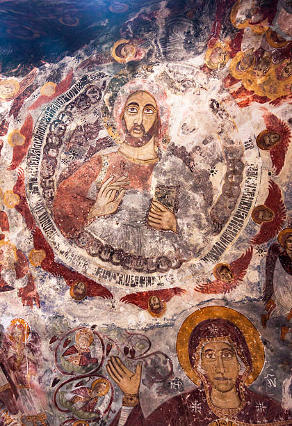 istock Painting on Sumela monestry in Trabzon 528742035
