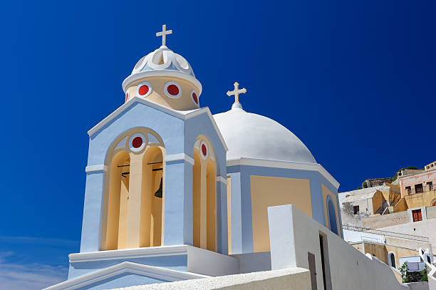 istock Church in Fira, Santorini 528742390