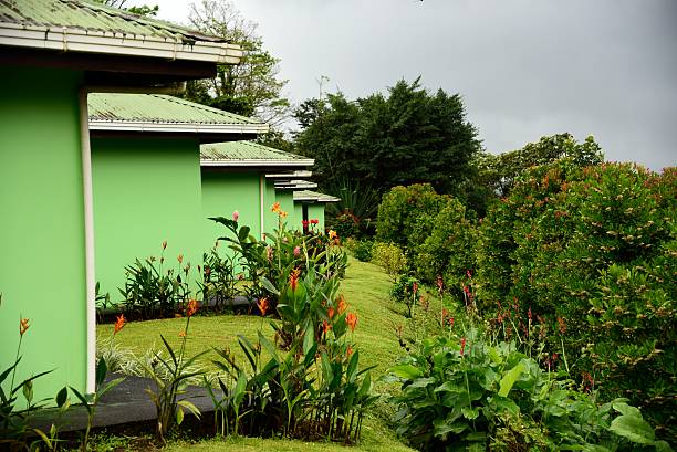 istock Houses on Arenal vulcano 528742574