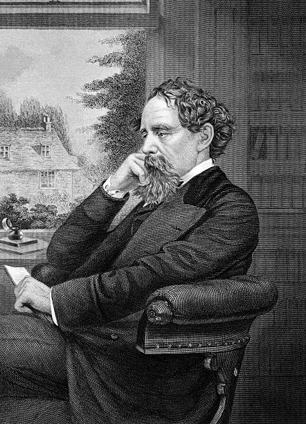 ilustrações, clipart, desenhos animados e ícones de charles dickens - charles dickens